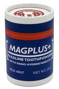 MagPlus+ Premium Toothpowder, Mint, 35 g, Magnesium and Hydroxyapatite, Acid Protection, Remineralize Enamel, Relieve Sensitivity, & Whiten Teeth, Antiplaque, Made in USA (35 g, Wild Mint)