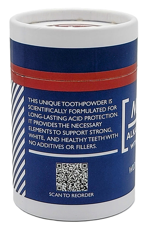 MagPlus+ Premium Toothpowder, Mint, 35 g, Magnesium and Hydroxyapatite, Acid Protection, Remineralize Enamel, Relieve Sensitivity, & Whiten Teeth, Antiplaque, Made in USA (35 g, Wild Mint)
